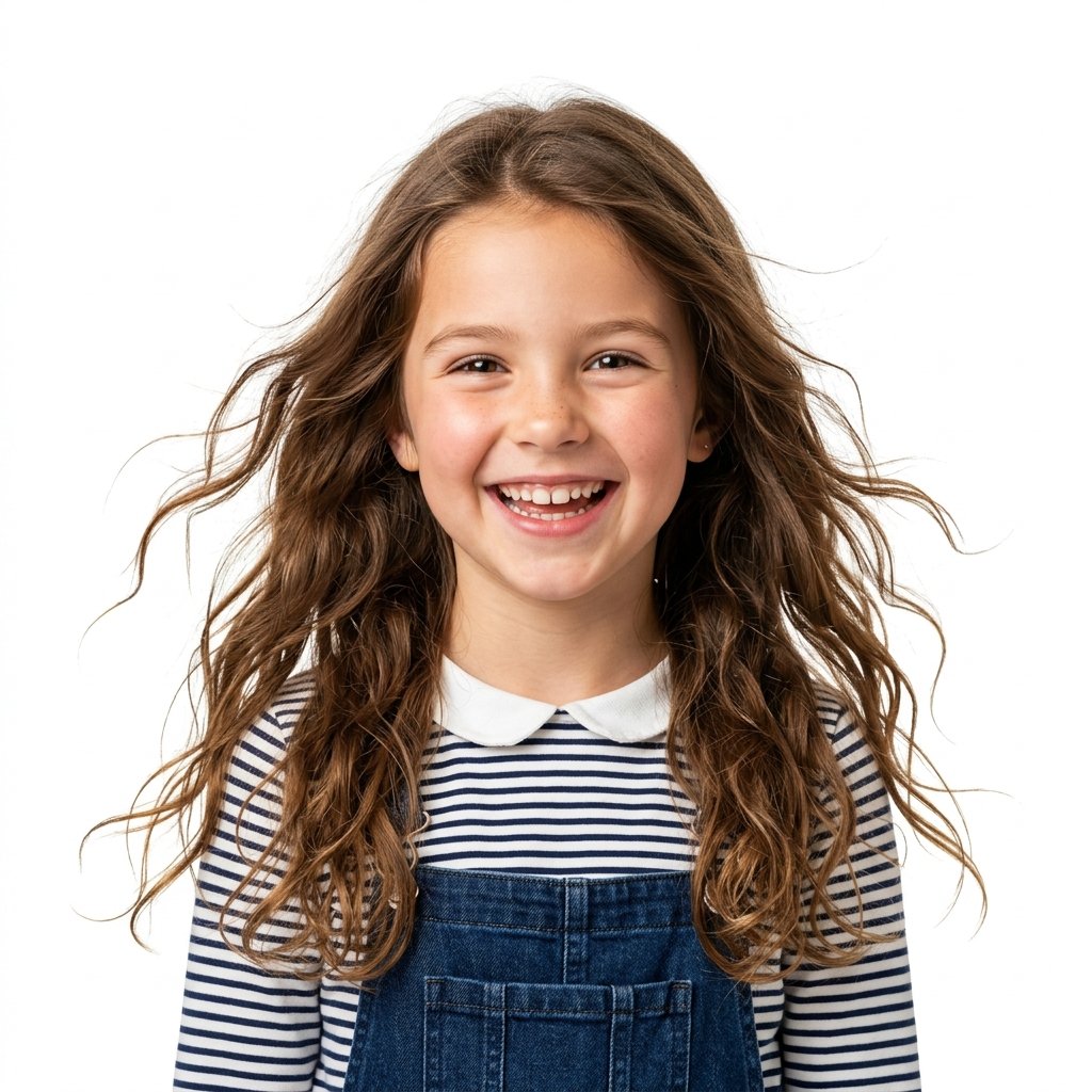 Smiling school kid